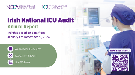  Irish National ICU Audit Annual Report on 2024 data Launch Image